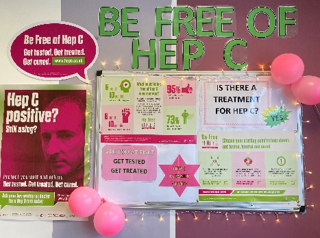 be free of Hep C noticeboard