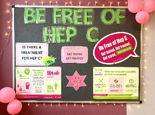 be free of Hep C noticeboard